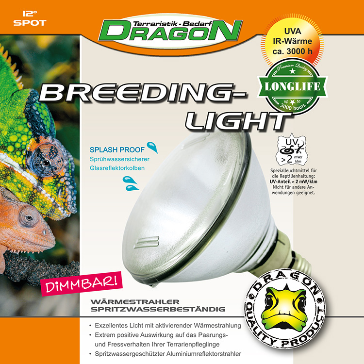 Dragon Breeding Light Terrarienlampe - Optimale Wärme & Licht für Reptilien